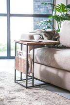 Table plateau carré en bois