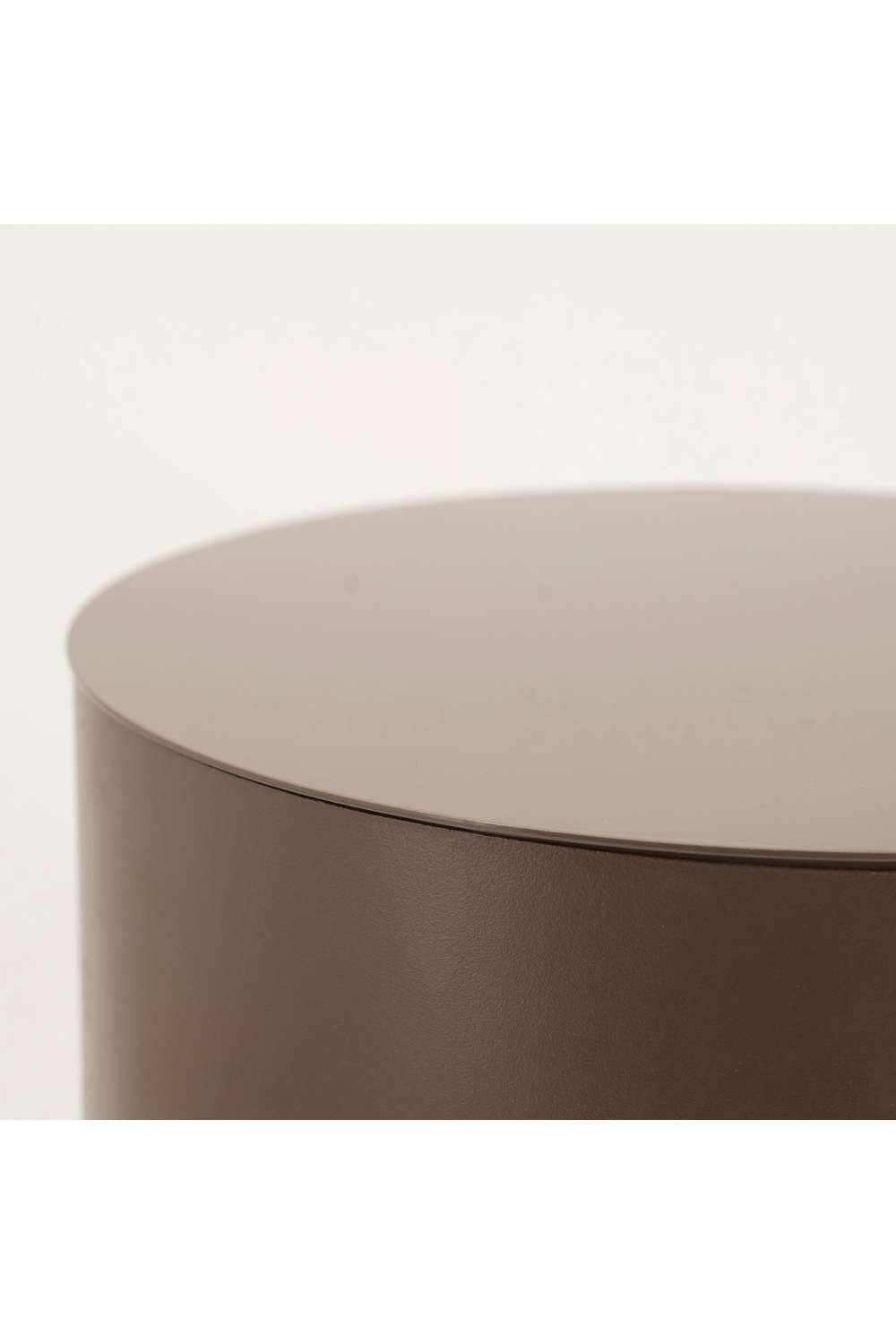 Table d'appoint cylindrique en fer