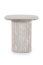 Table d'appoint en marbre gris