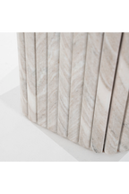 Table d'appoint en marbre gris