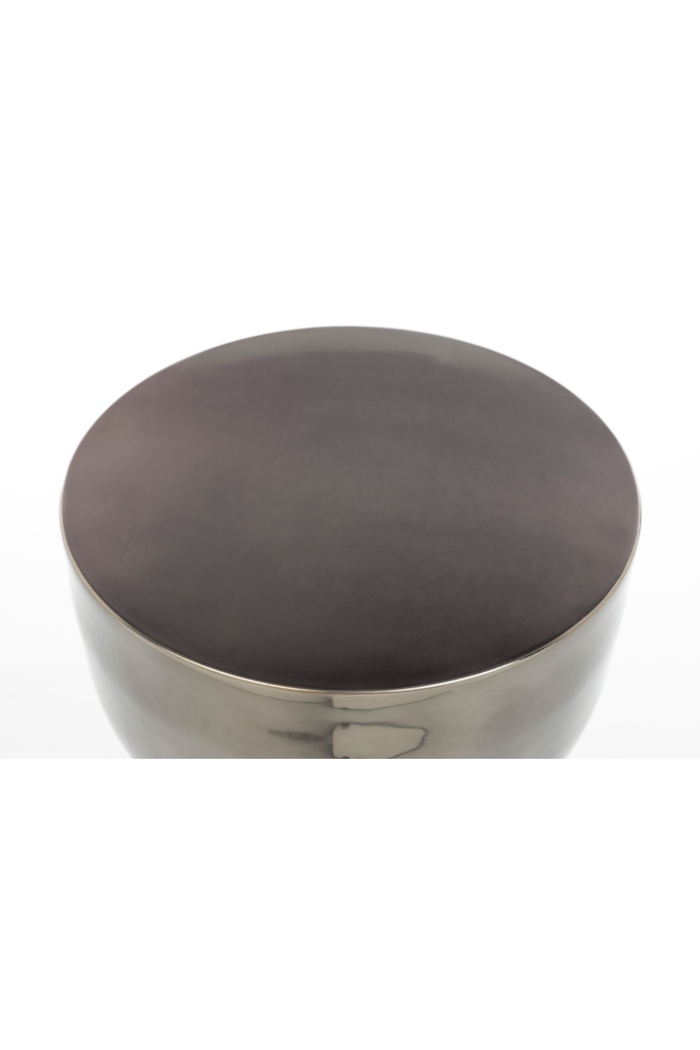Table d'appoint à accent métallique