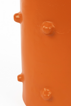 Table d'appoint ronde orange