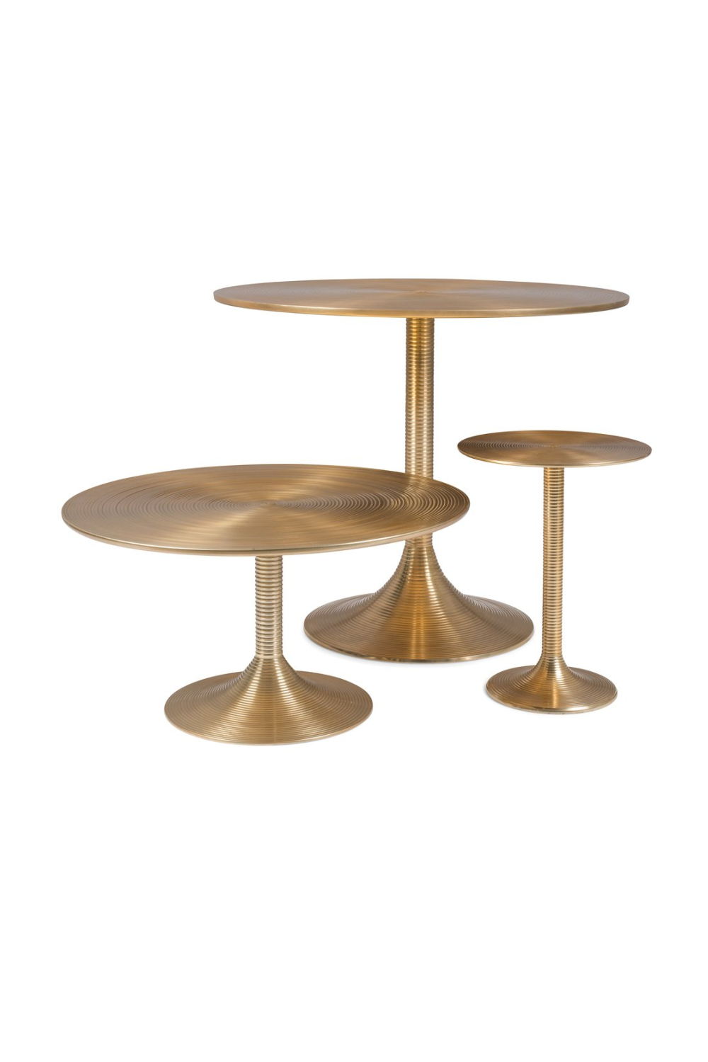 Table d'appoint ronde à piedestal