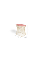 Table d'appoint Glam moderne