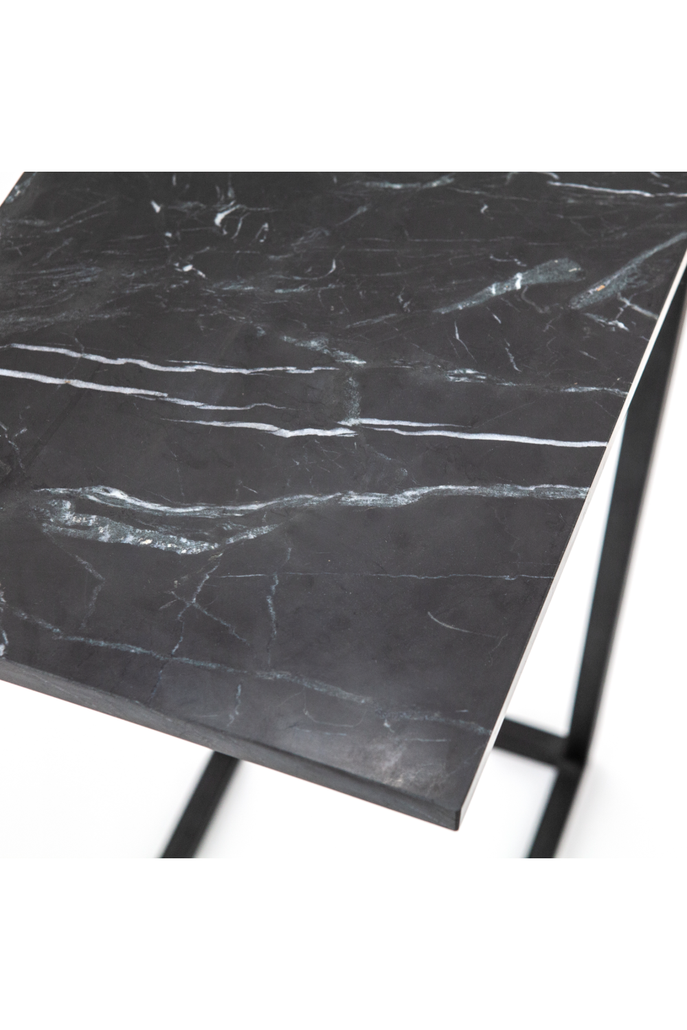 Table d'appoint avec plateau en marbre