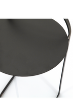 Table d'appoint en métal en U
