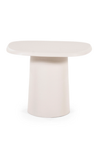 Table d'appoint latérale en aluminium blanc
