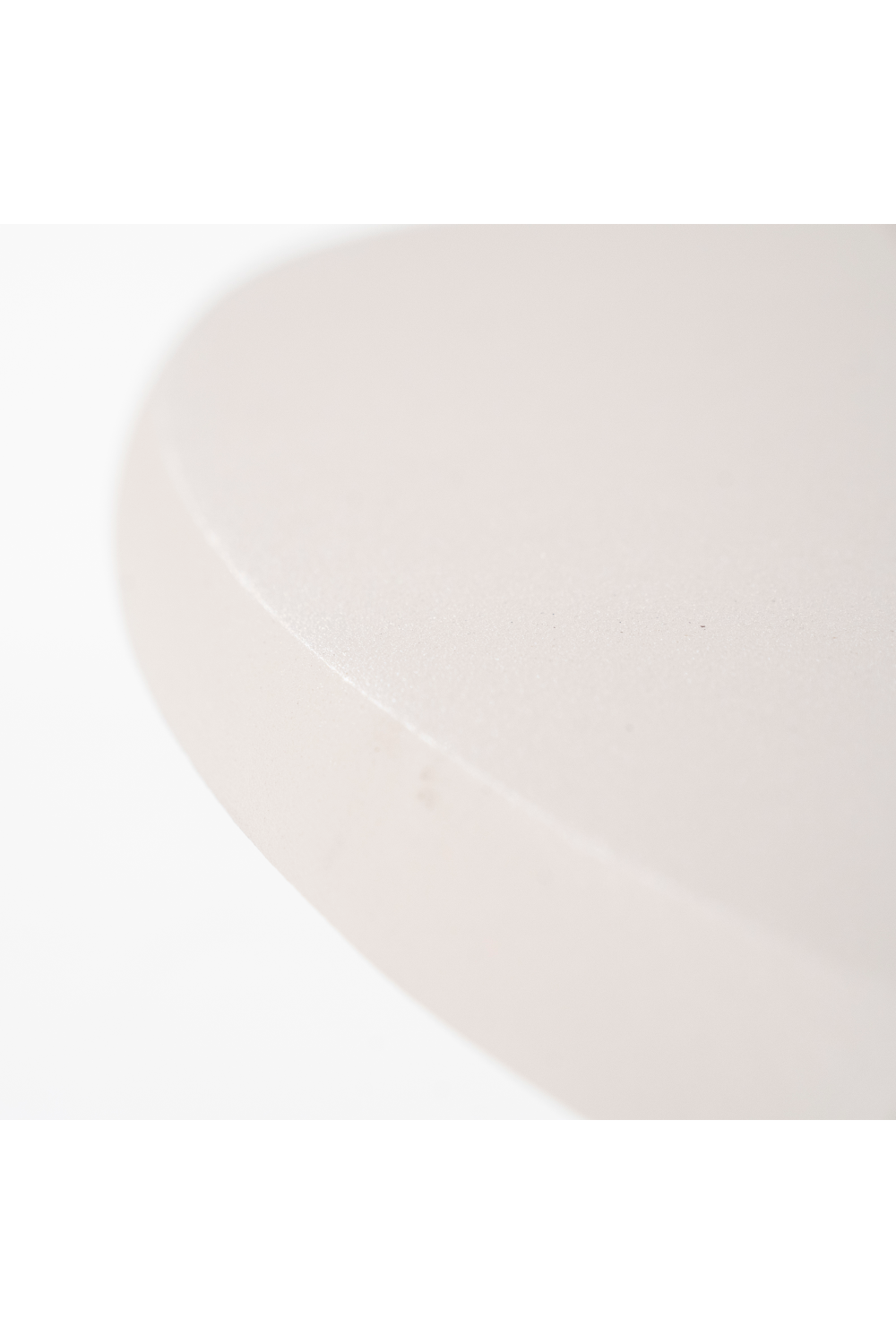 Table d'appoint latérale en aluminium blanc