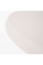 Table d'appoint latérale en aluminium blanc