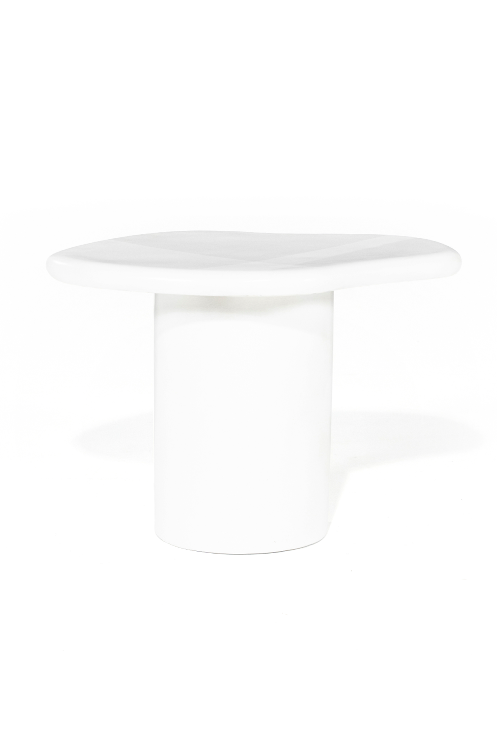 Table d'appoint bio blanche