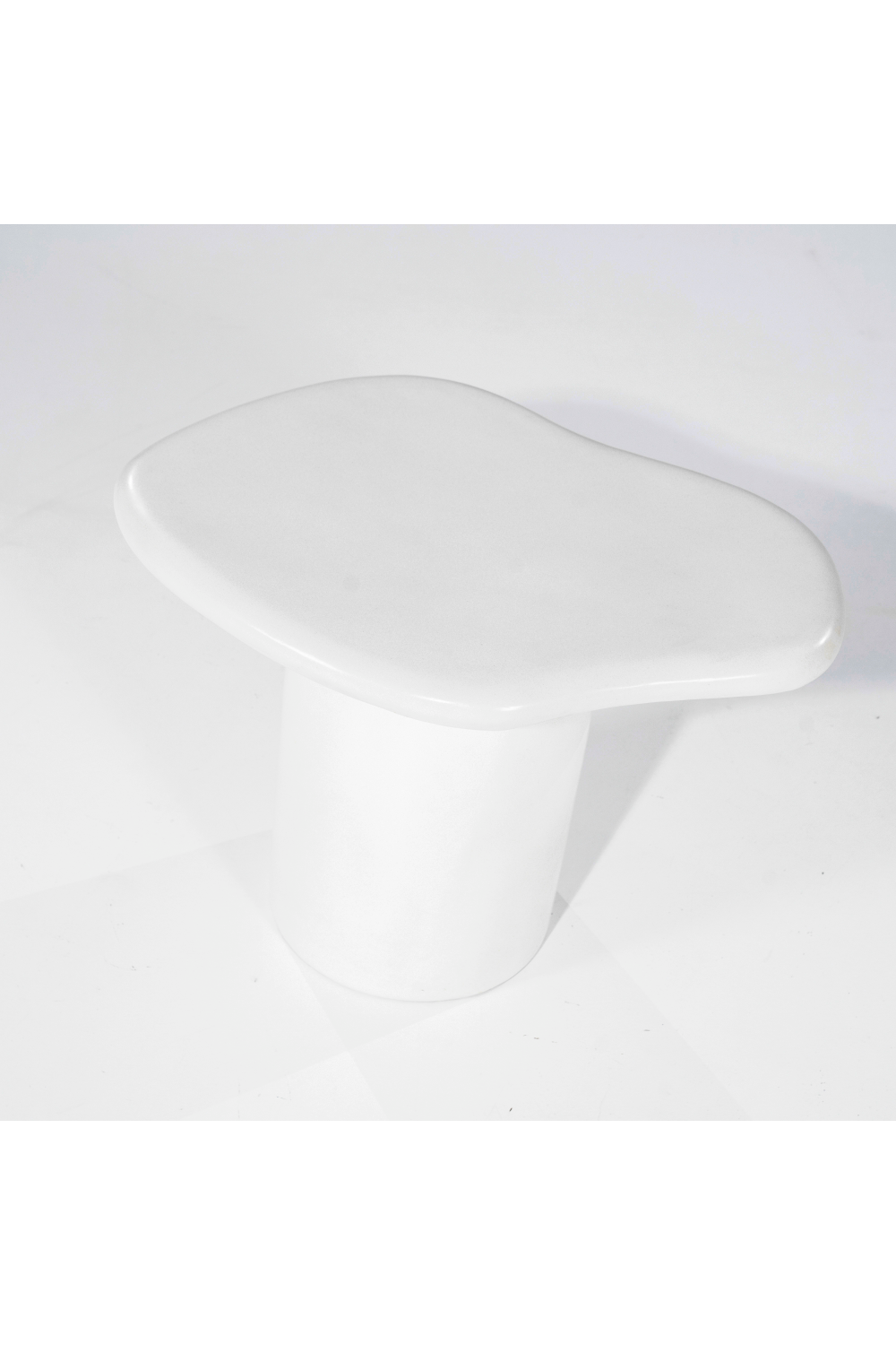 Table d'appoint bio blanche