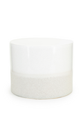 Table d'appoint en céramique blanche
