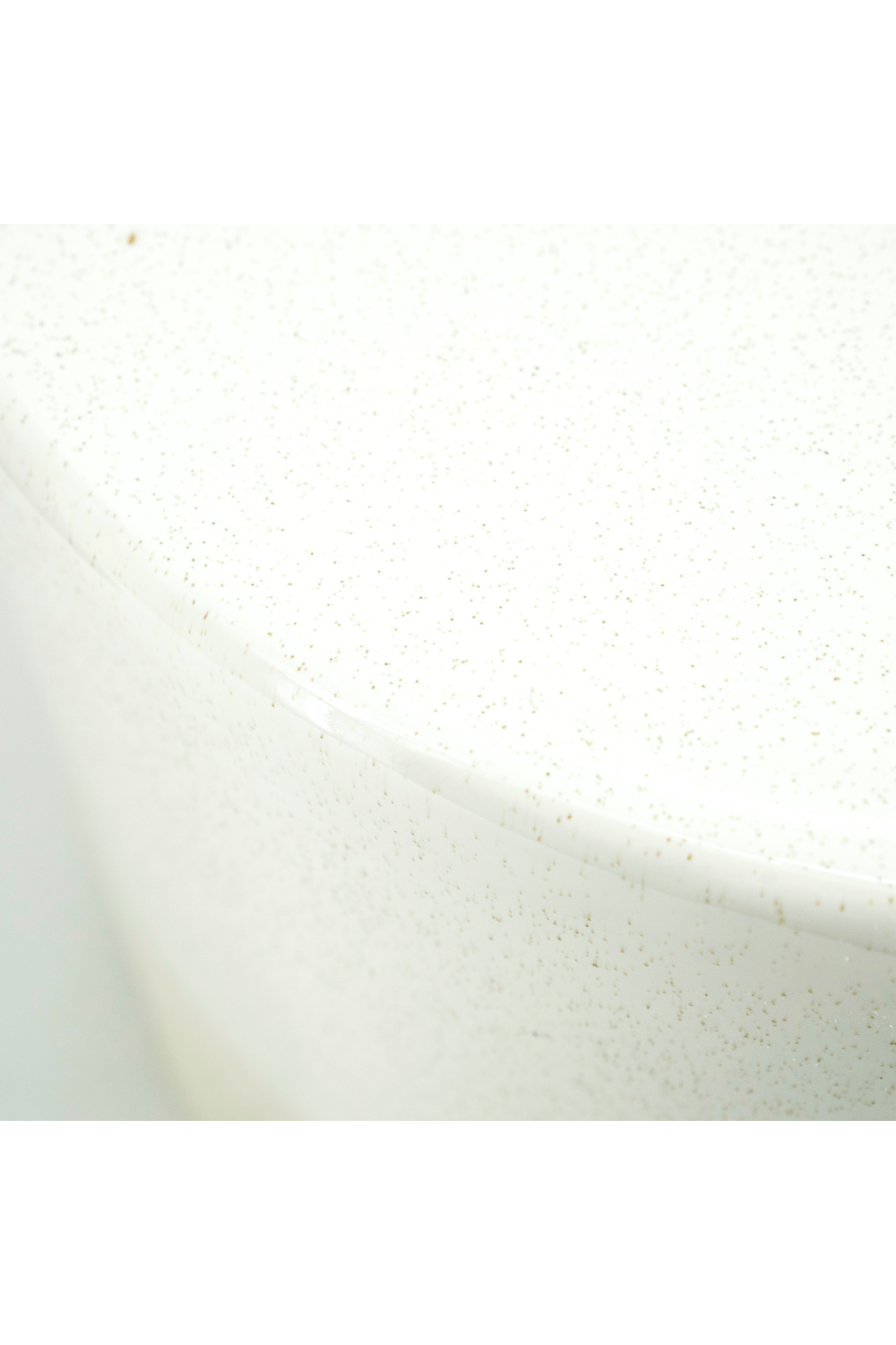 Table d'appoint en céramique blanche