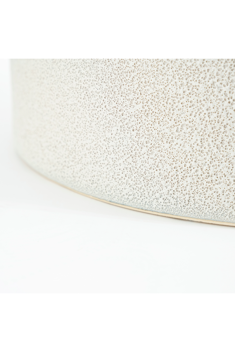 Table d'appoint en céramique blanche