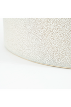 Table d'appoint en céramique blanche