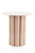 Table d'appoint ronde en métal