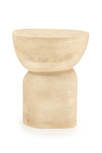 Table d'appoint en bois aux formes organiques