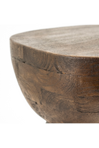 Table d'appoint en bois aux formes organiques