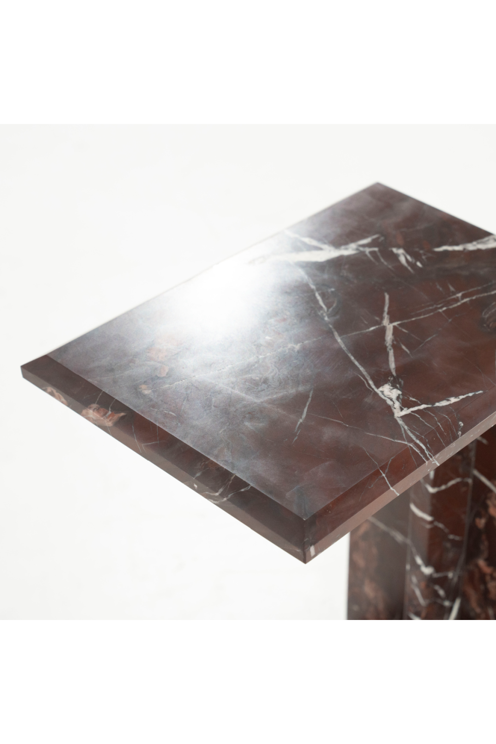 Table d'appoint en marbre poli
