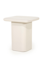 Table d'appoint en ciment laqué