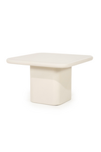 Table d'appoint en ciment laqué
