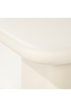 Table d'appoint en ciment laqué