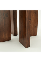 Table d'appoint en céramique marron