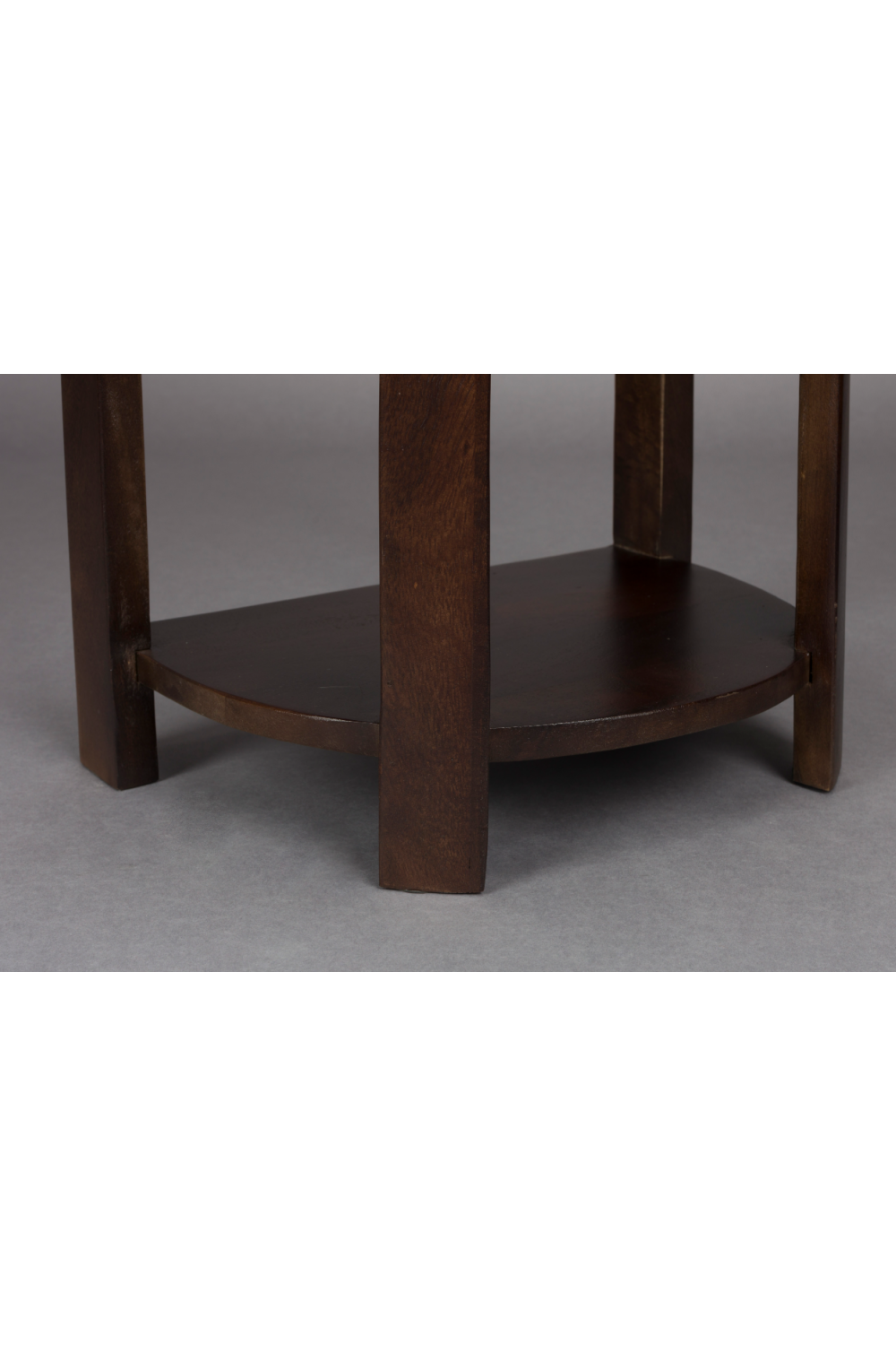 Table d'appoint demi-lune 1 tiroir