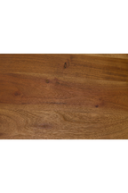 Table d'appoint en bois à base crantée