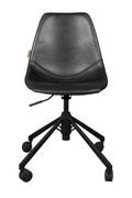 Chaise de bureau en cuir vintage