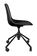 Chaise de bureau en cuir vintage
