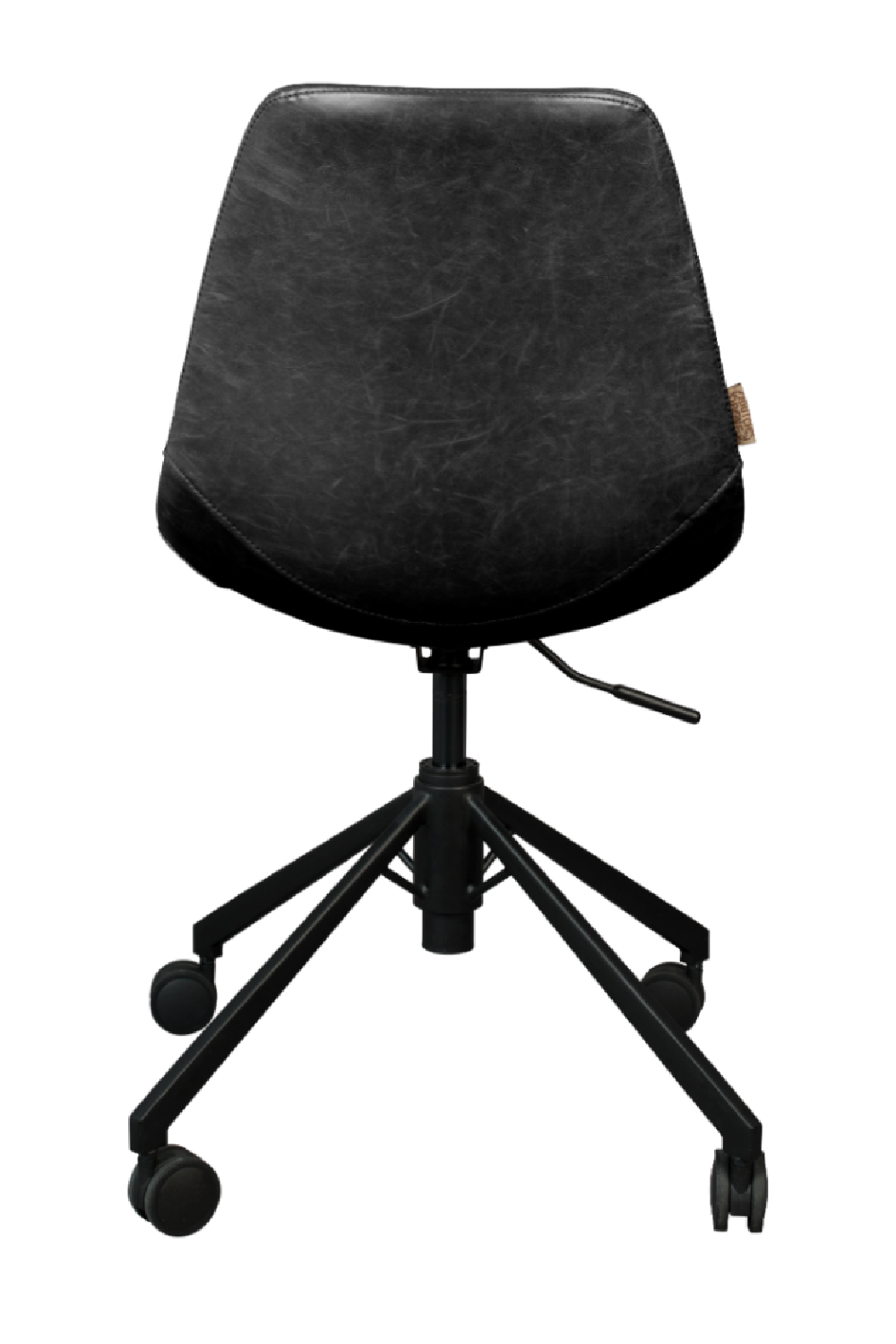 Chaise de bureau en cuir vintage