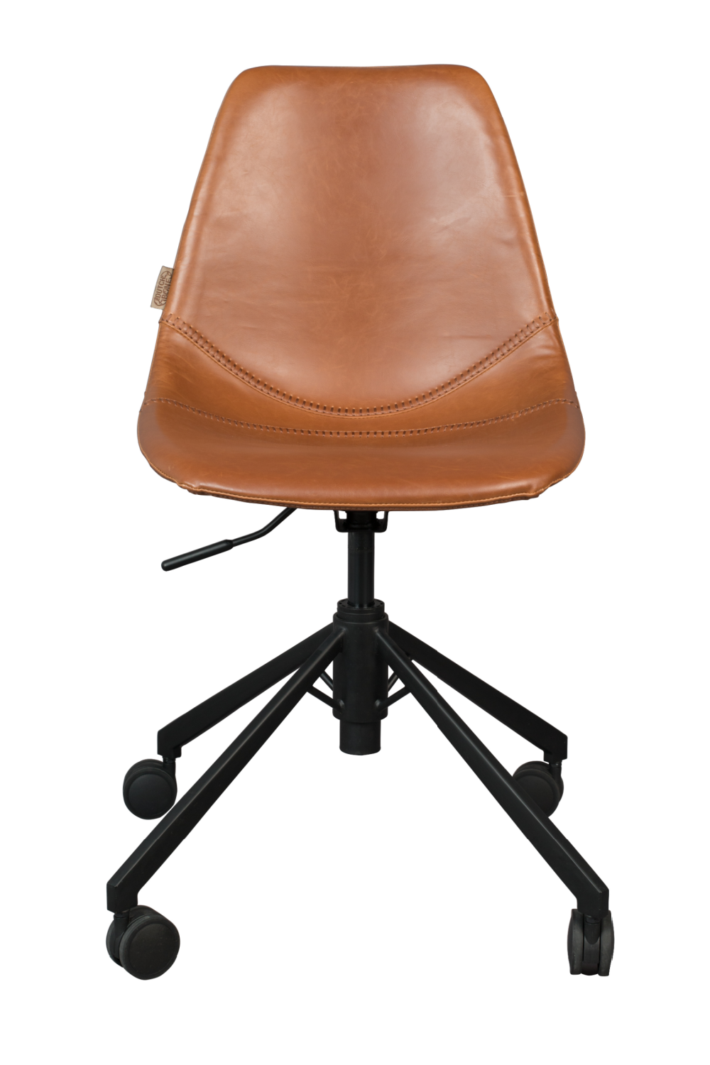 Chaise de bureau en cuir vintage