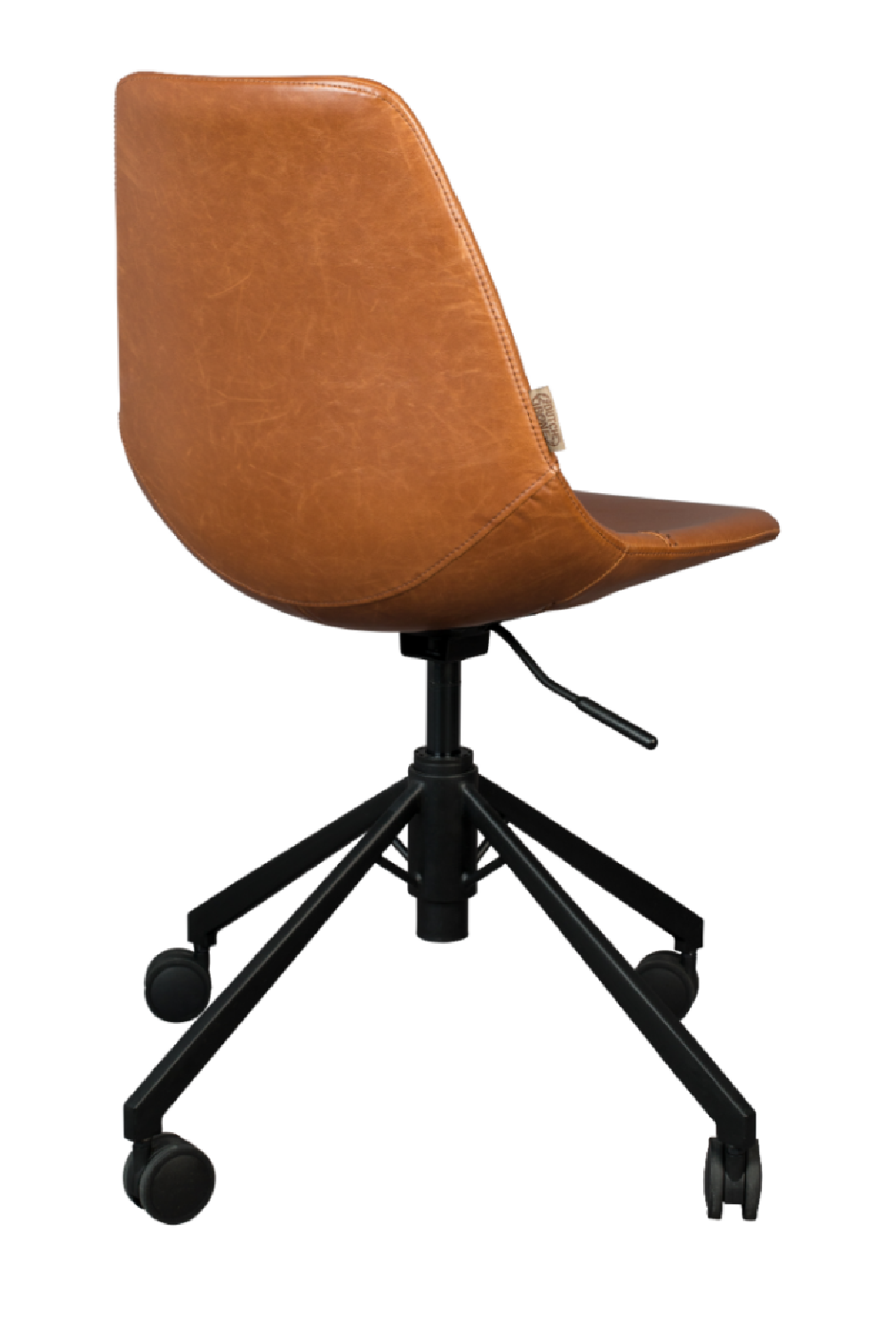 Chaise de bureau en cuir vintage