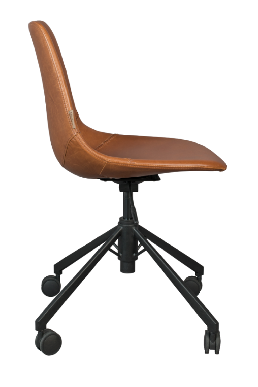 Chaise de bureau en cuir vintage