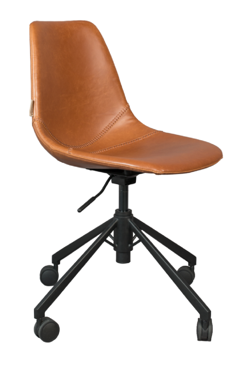 Chaise de bureau en cuir vintage