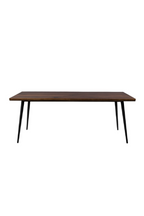 Table à manger rectangulaire en noyer