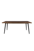Table de salle à manger en placage de noyer