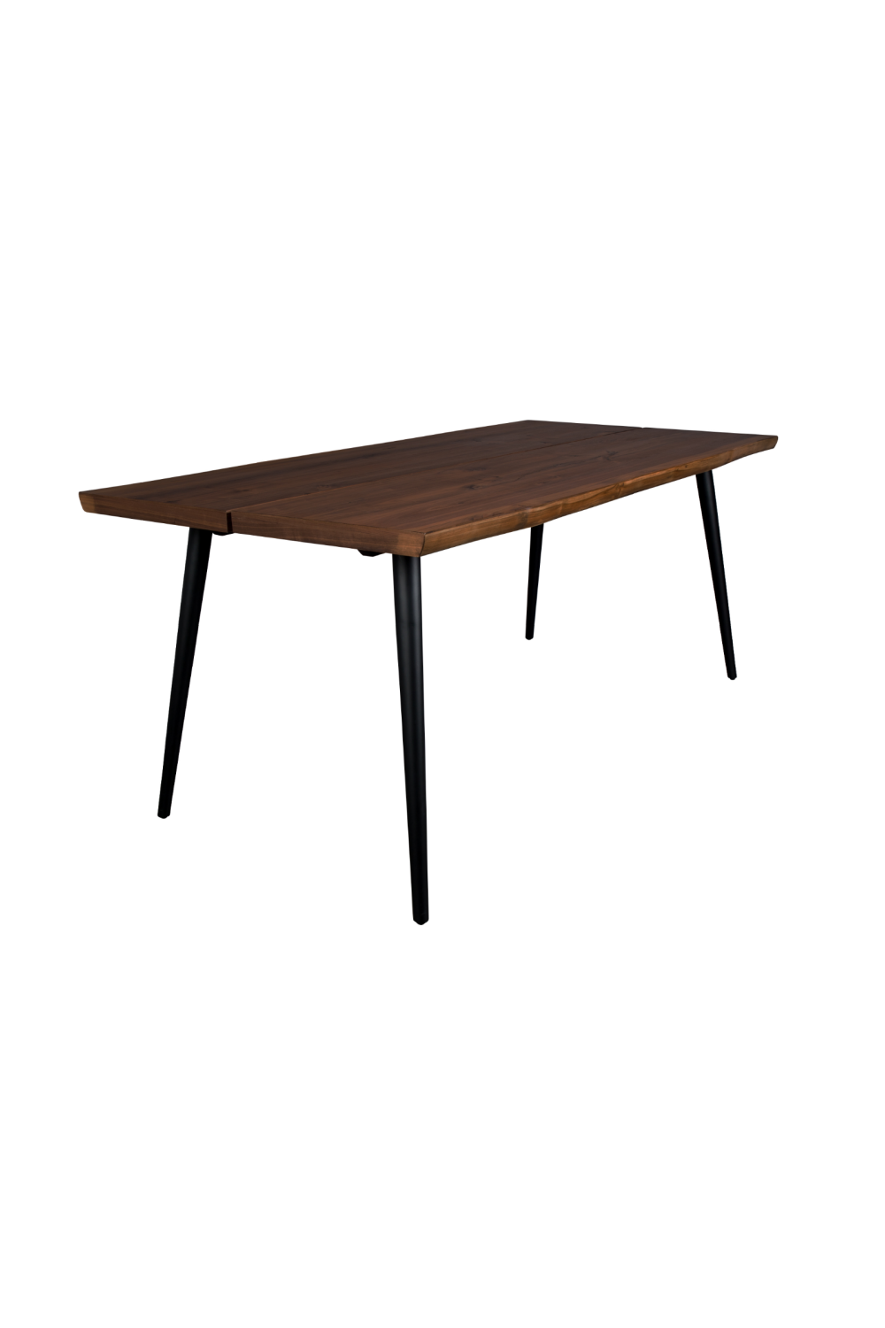 Table de salle à manger en placage de noyer