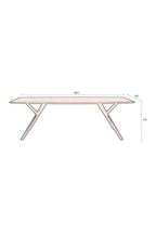 Table de salle à manger en noyer