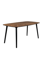 Table à manger rectangulaire en bois