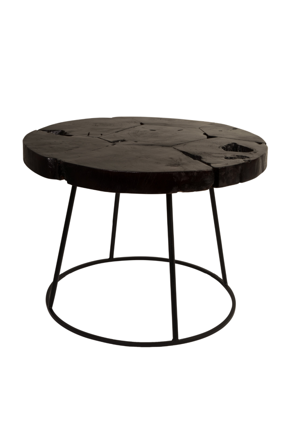 Table d'appoint en teck noir