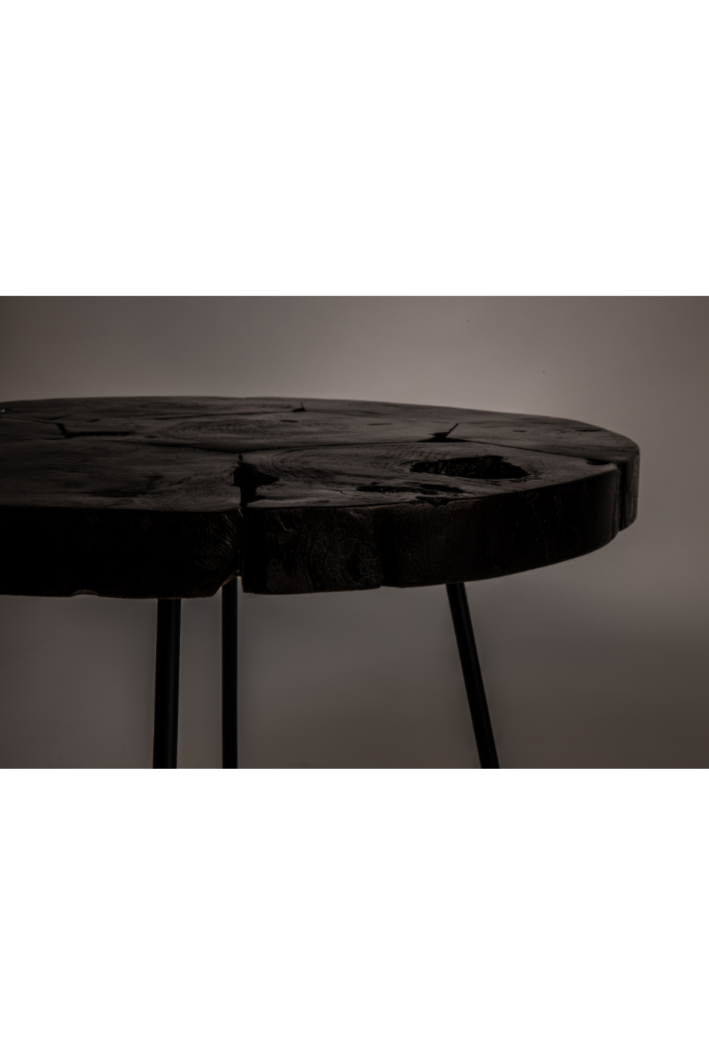 Table d'appoint en teck noir