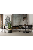Table d'appoint en teck noir