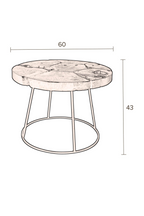 Table d'appoint en teck noir