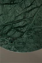 Table d'appoint ronde en marbre vert