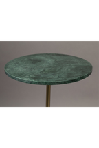 Table d'appoint ronde en marbre vert
