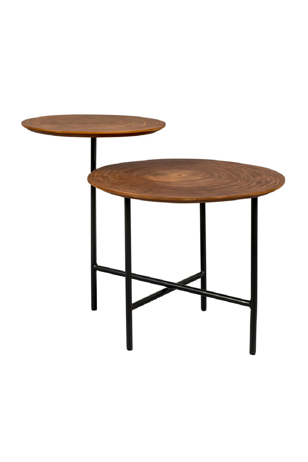Table gigogne en noyer