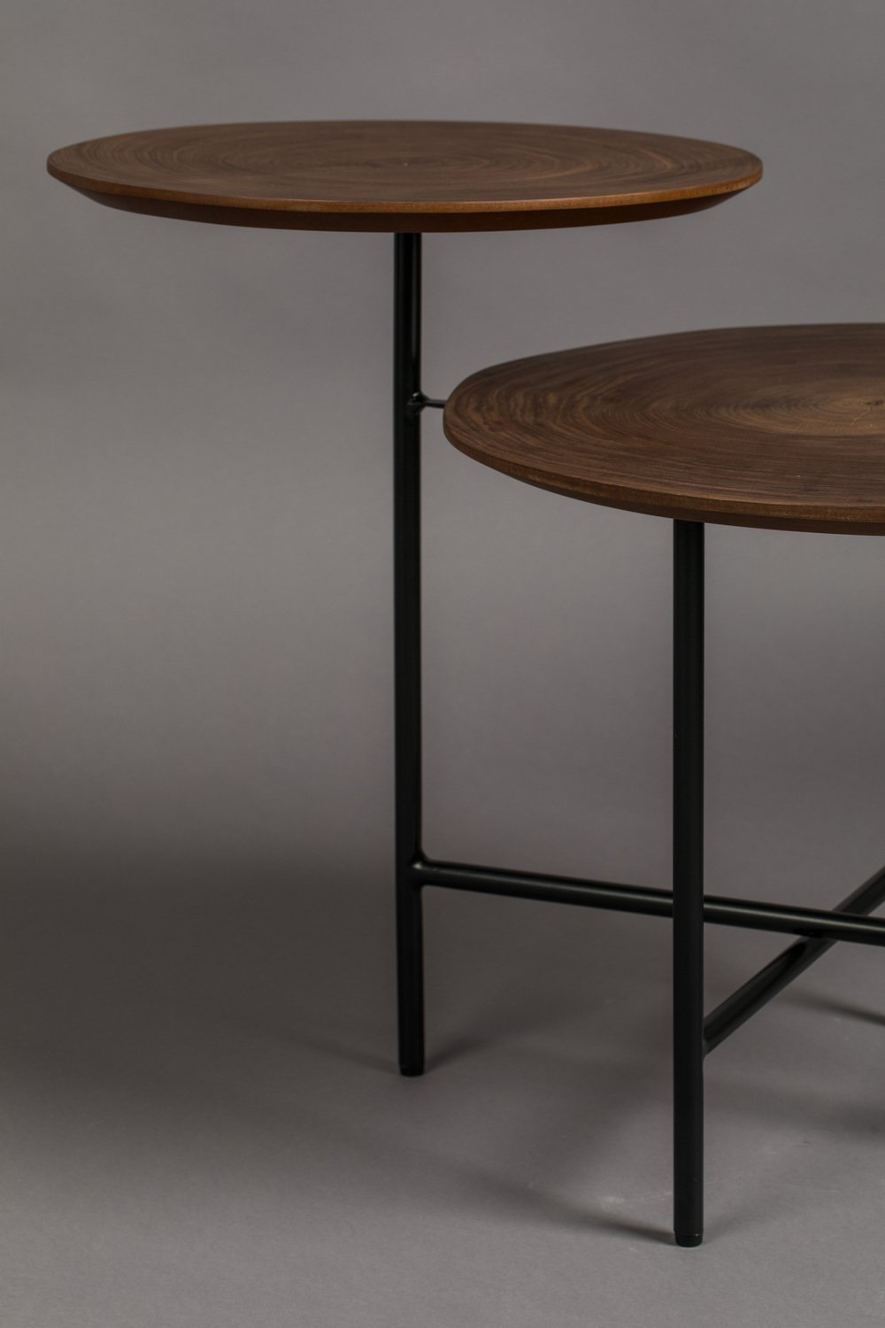 Table gigogne en noyer
