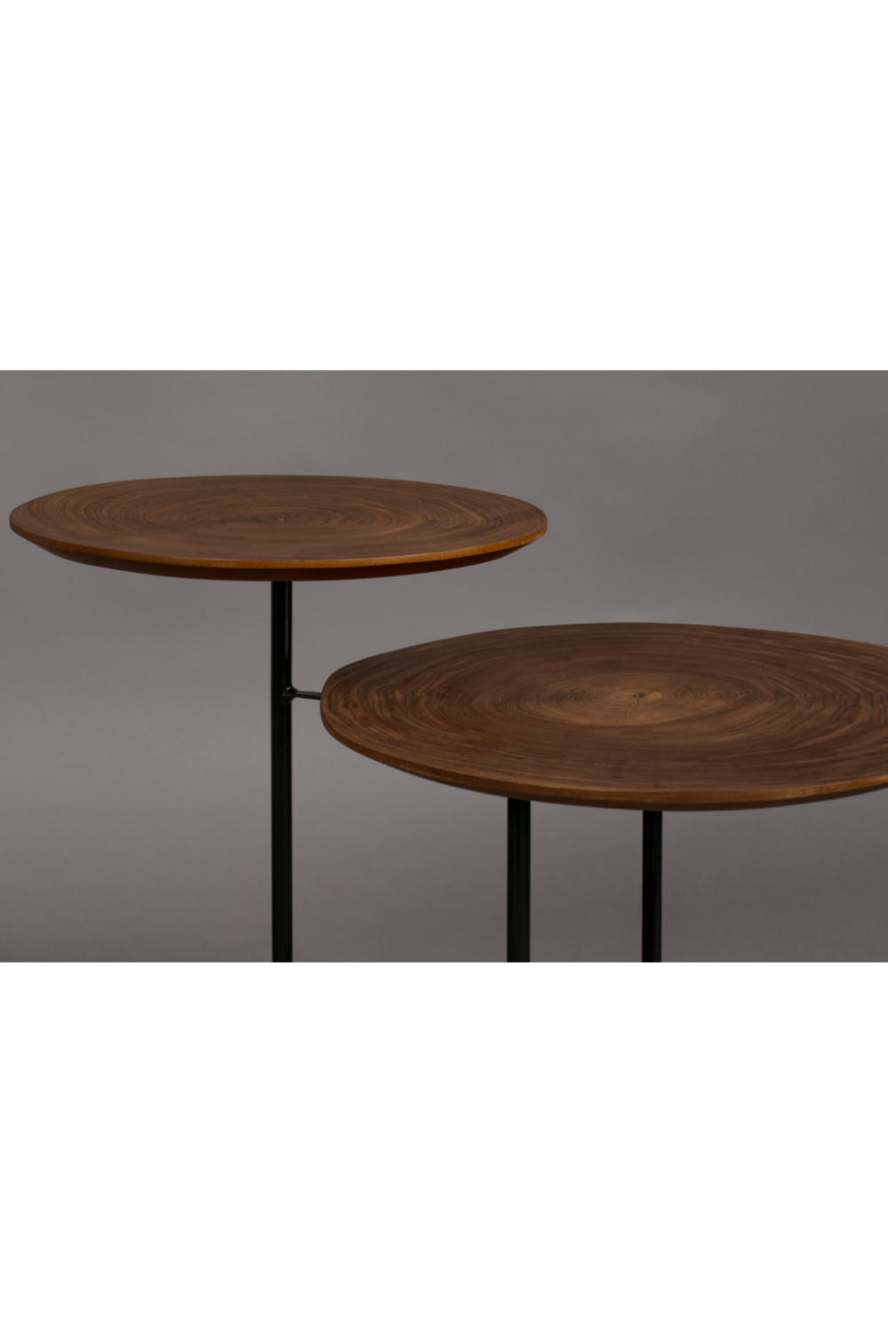 Table gigogne en noyer
